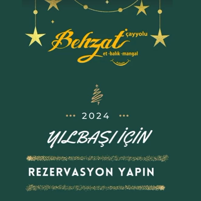 Behzat Restaurant Çayyolu Ankara Yılbaşı Programı 2024