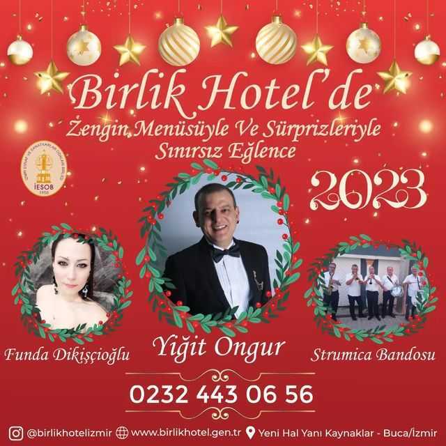 Birlik Otel İzmir Yılbaşı Programları 2023