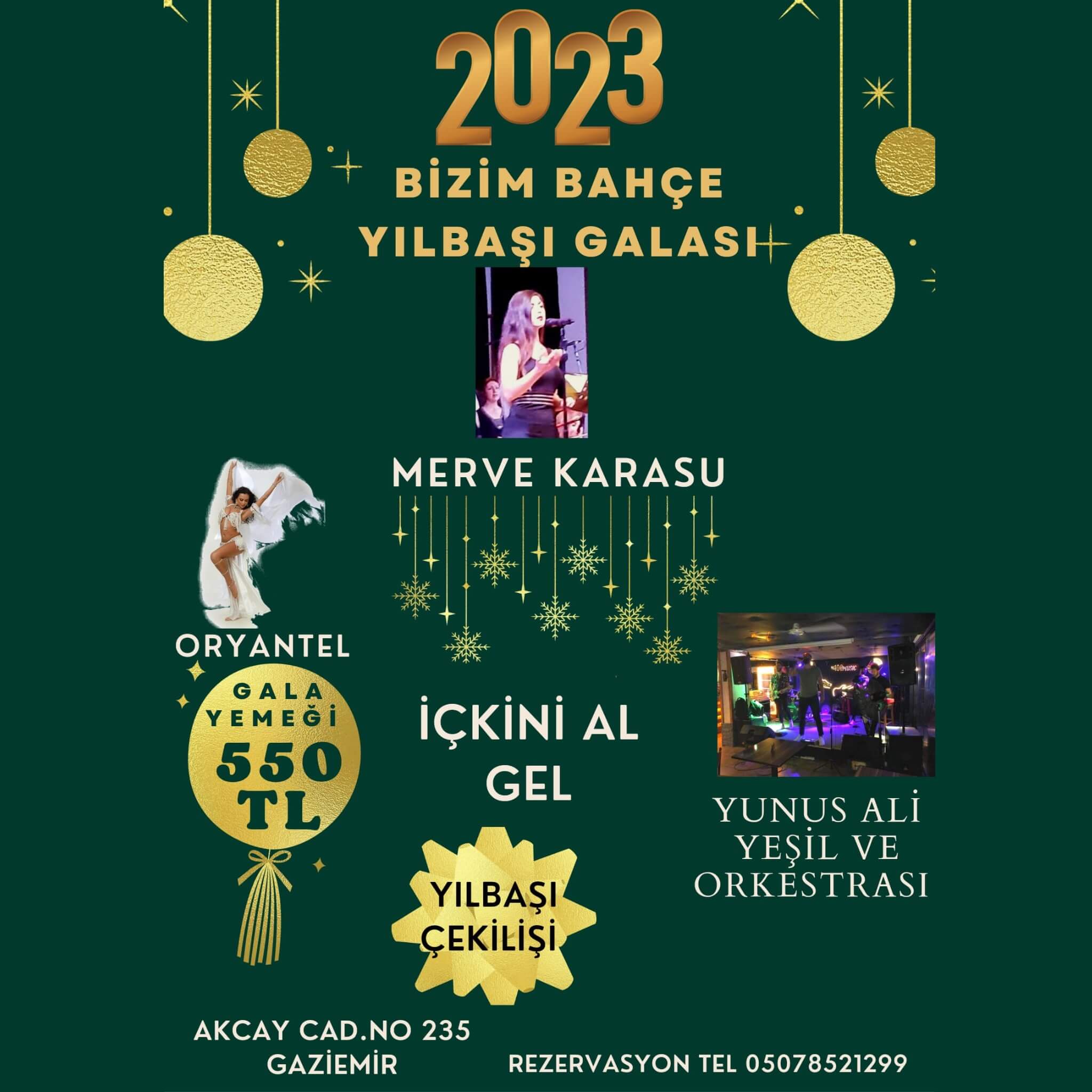 Bizim Bahçe İzmir Yılbaşı Programı 2023