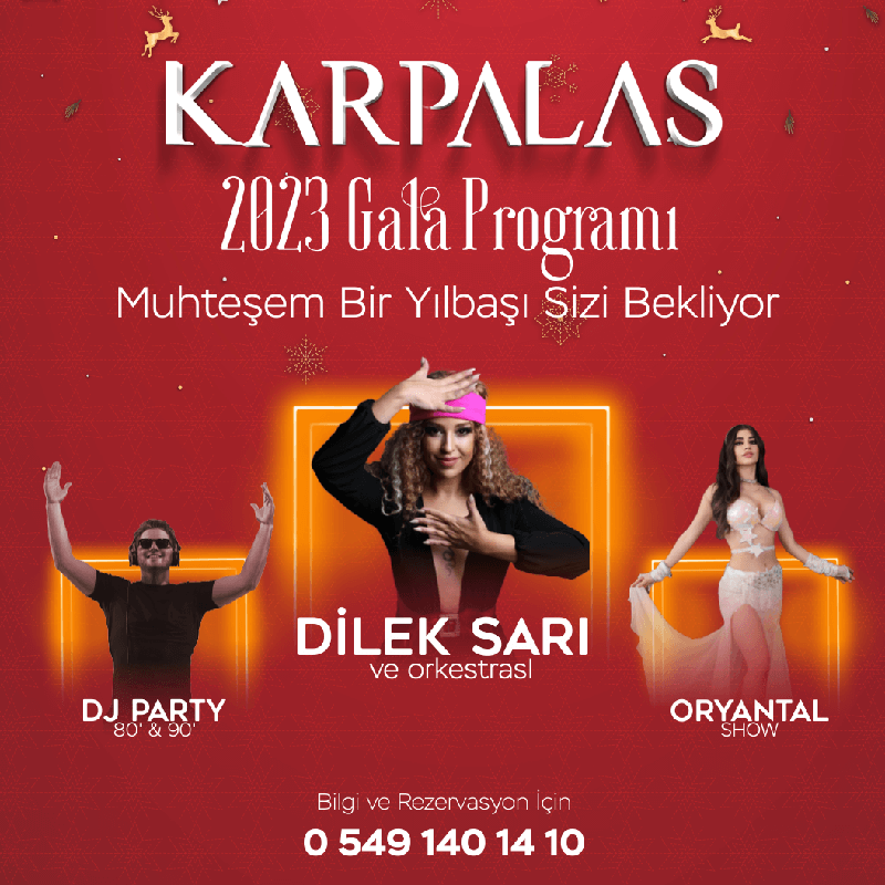 Bolu Karpalas City Hotel Yılbaşı Programı 2023