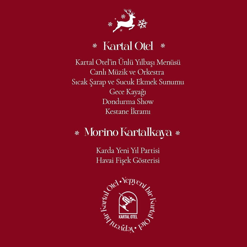 Bolu Kartal Otel Yılbaşı Programı 2023