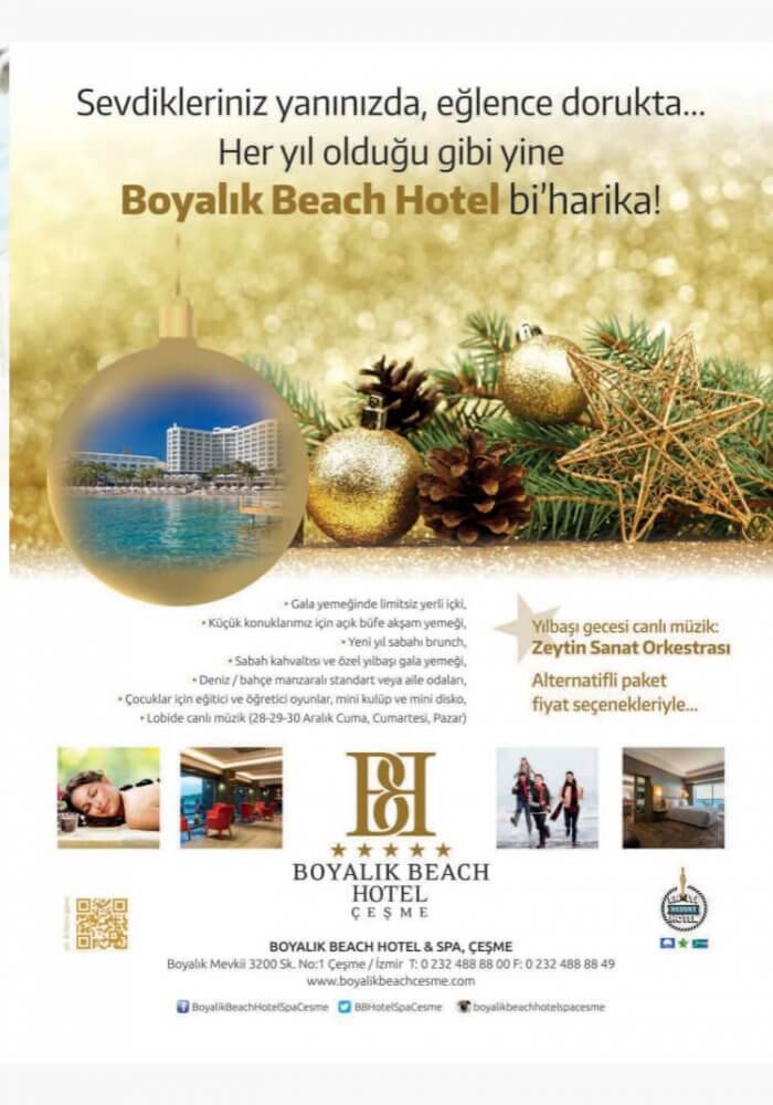 Boyalık Beach Hotel Çeşme Yılbaşı
