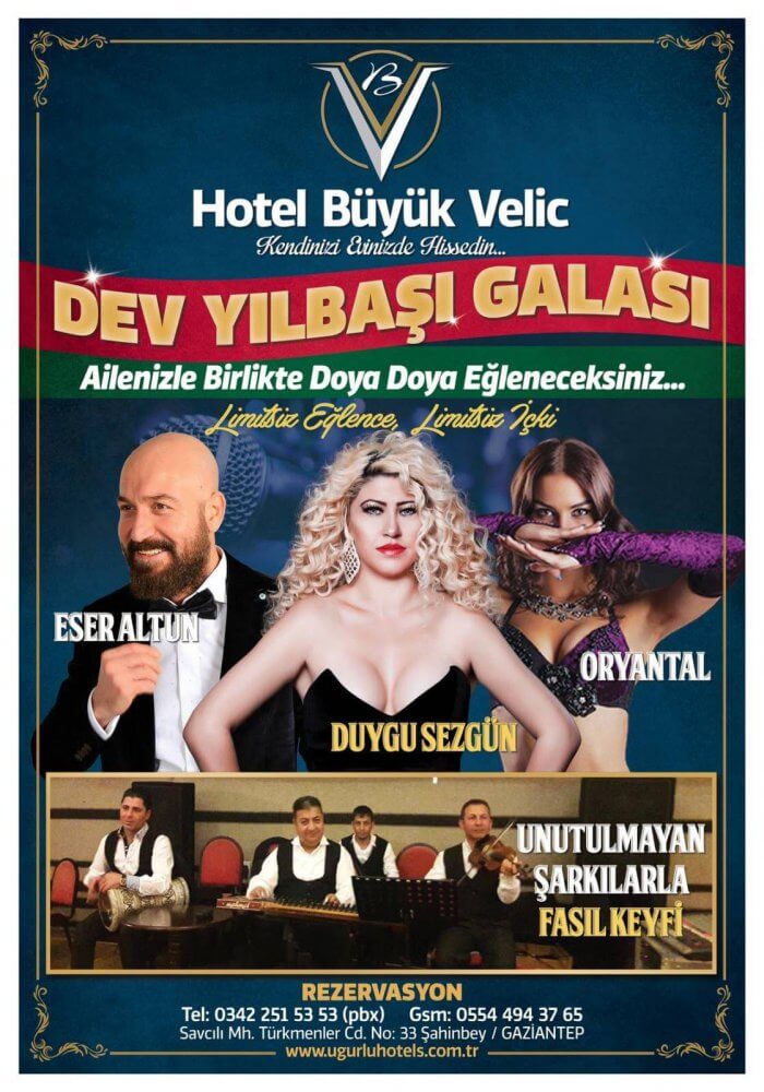 Büyük Veliç Otel Yılbaşı 2018