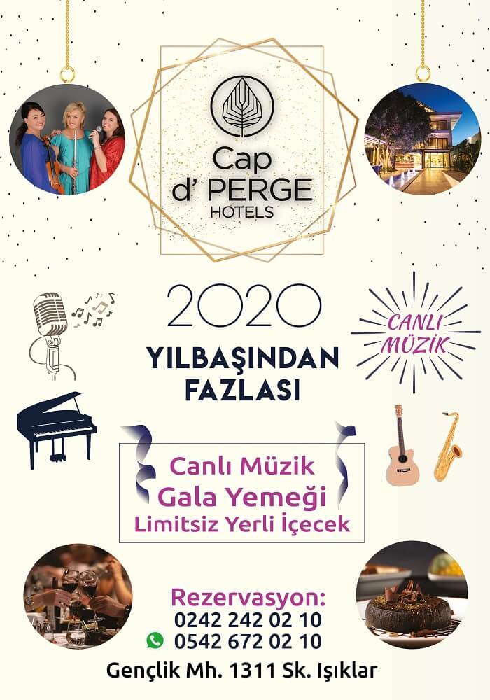 Cap d' Perge Hotel Antalya Yılbaşı Programı 2020