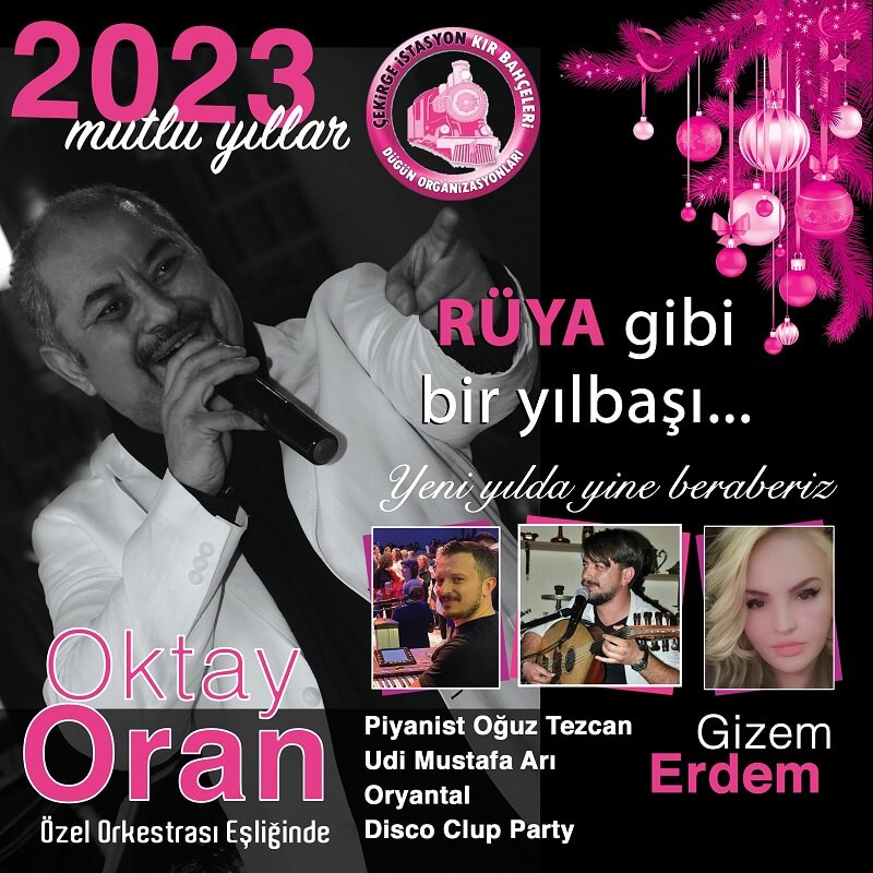 Çekirge İstasyon Kır Bahçeleri Yılbaşı Programı 2023