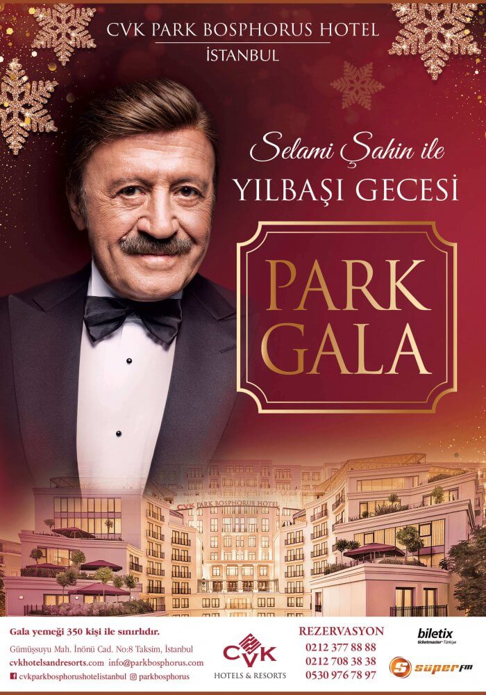 CVK Park Bosphorus Hotel İstanbul Yılbaşı 2018