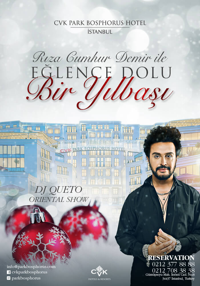 CVK Park Bosphorus Hotel İstanbul Yılbaşı Programı 2020