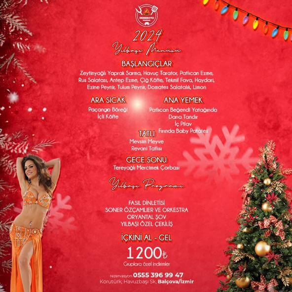 DereBoyu Et & Mangal Restaurant Yılbaşı Programı 2024