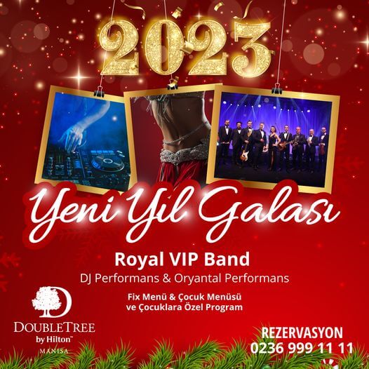 DoubleTree by Hilton Manisa Yılbaşı Programı 2023