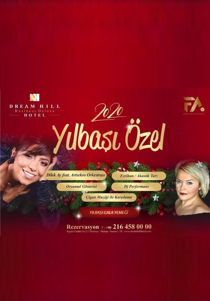 Dream Hill Business Hotel İstanbul Yılbaşı Programı 2020