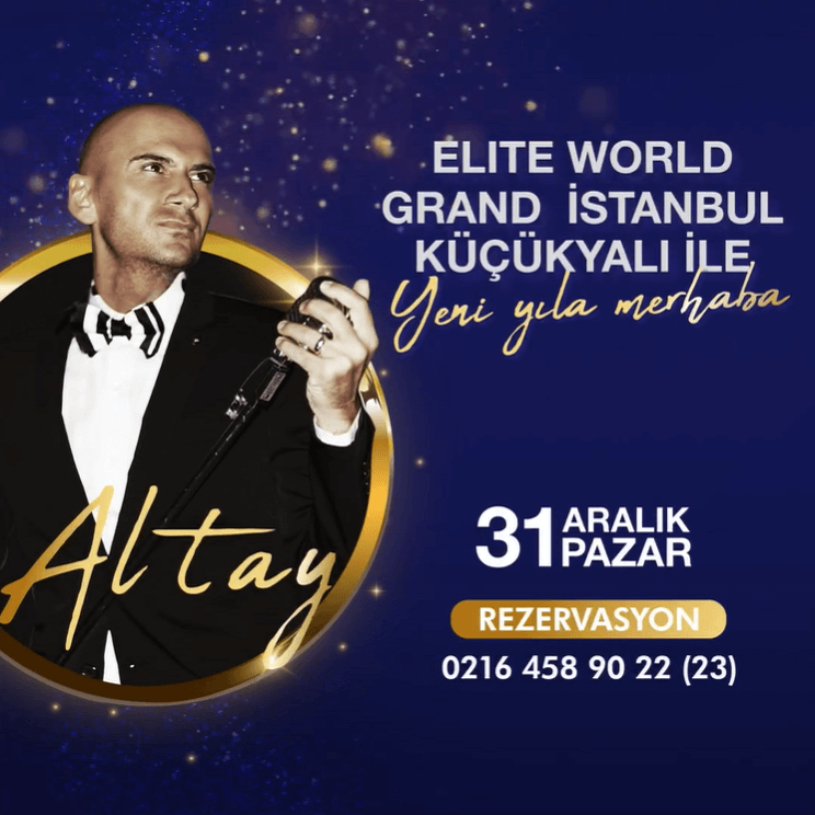 Elite World Grand İstanbul Küçükyalı Hotels Yılbaşı Programı 2024