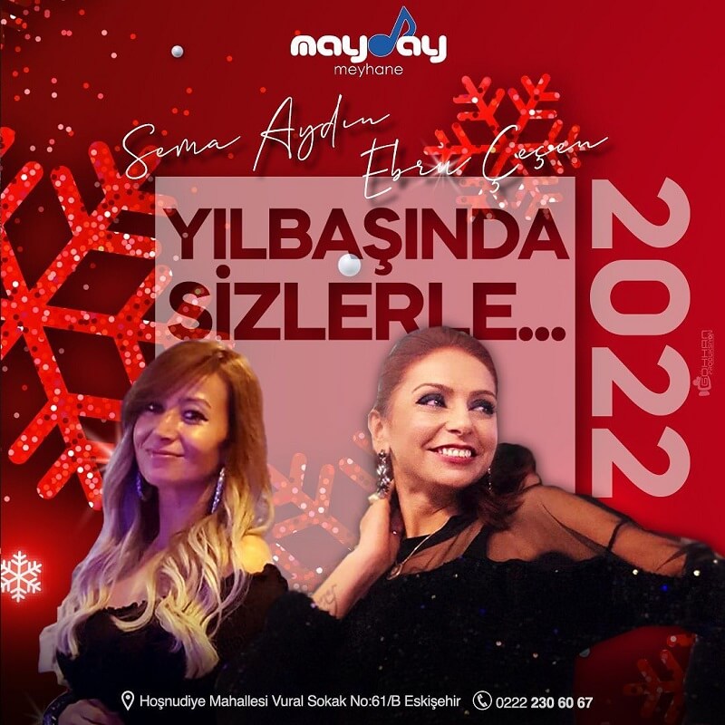 Eskişehir Mayday Meyhane Yılbaşı Programı 2022