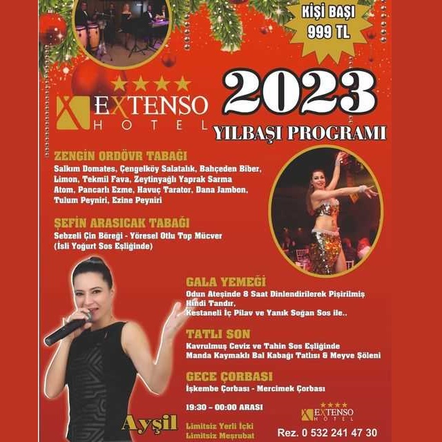 Extenso Hotel İzmir Yılbaşı Programı 2023