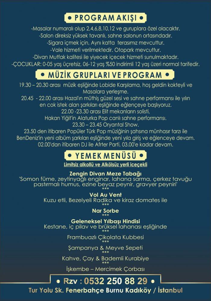 Kadıköy Fenerbahçe Yılbaşı 2019 - İstanbul Yılbaşı 2019