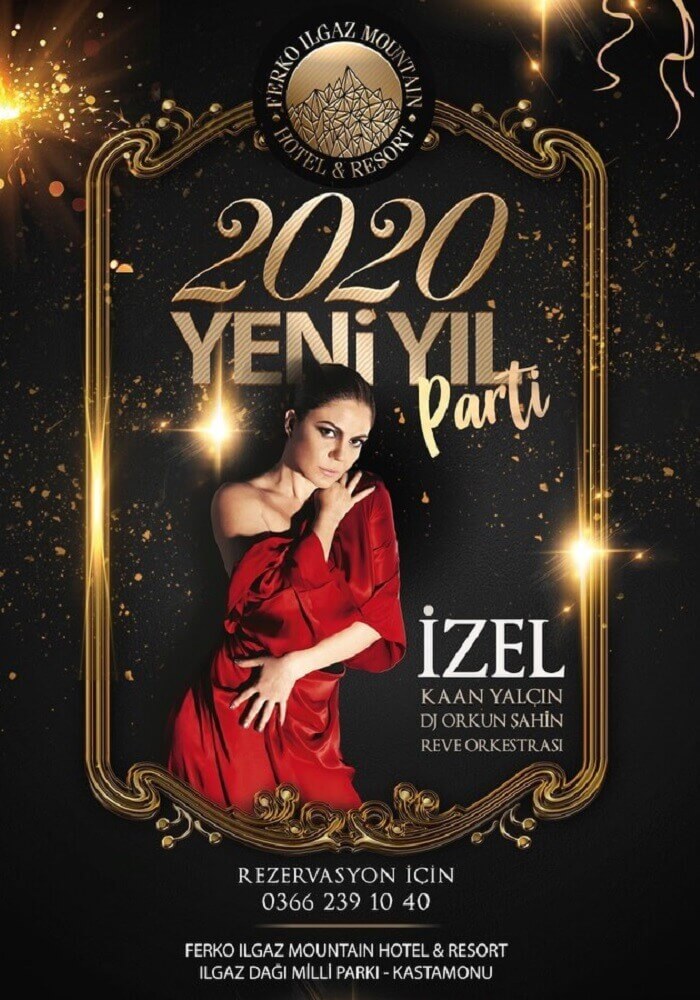İzel ve Kaan Yalçın ile Ferko Ilgaz Mountain Hotel & Resort 2020 Yılbaşı Programı