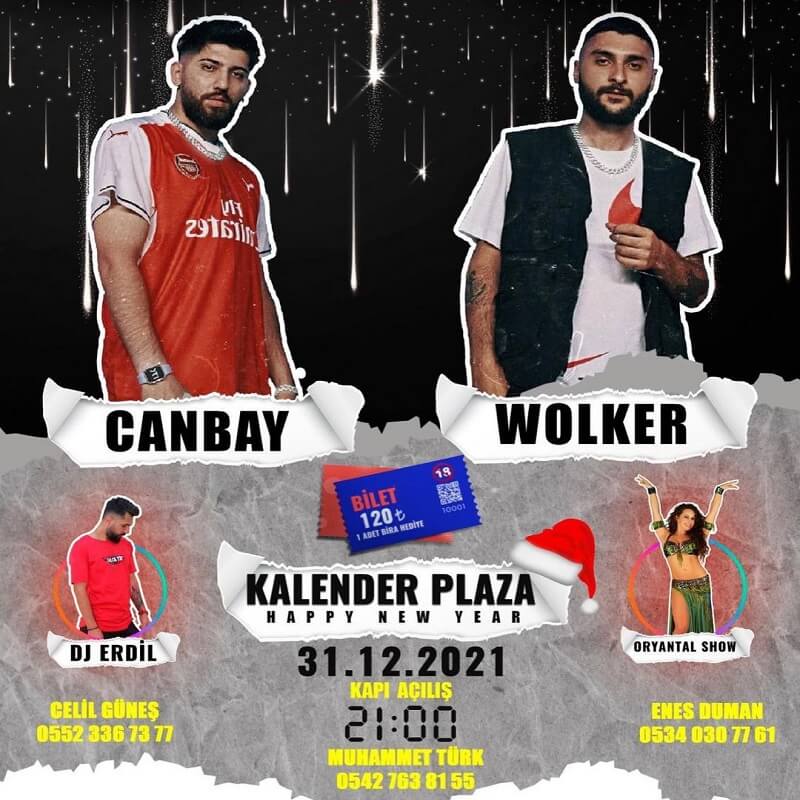 Gaziantep Kalender Plaza Yılbaşı Programı 2022