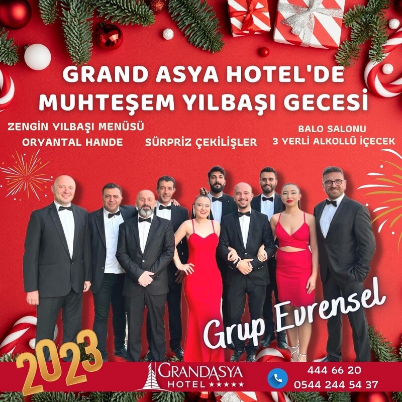 Grand Asya Hotel Bandırma Yılbaşı Programı 2023