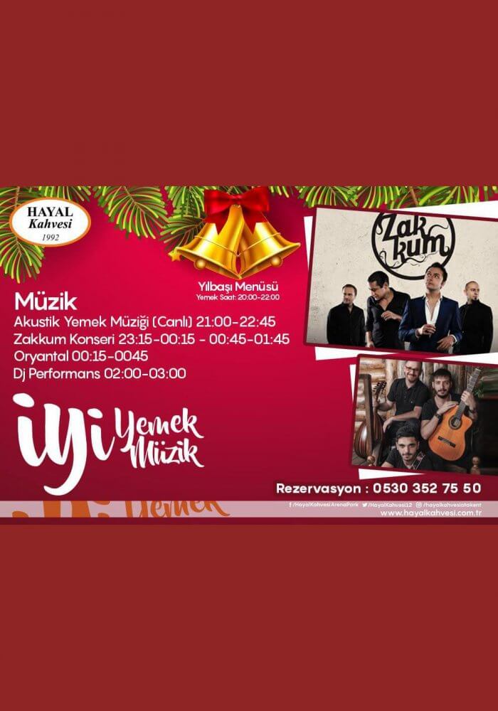 Hayal Kahvesi Atakent Yılbaşı 2018