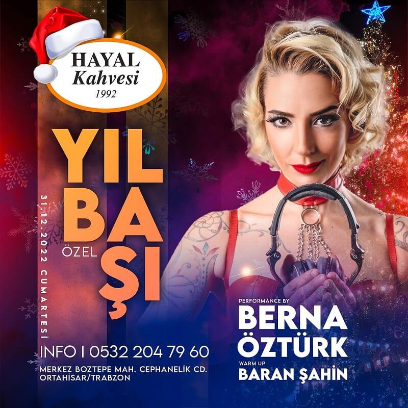 Hayal Kahvesi Trabzon Yılbaşı Programı 2023