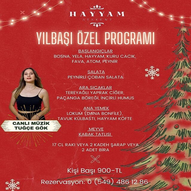 Hayyam Atakent Yılbaşı Programı 2023