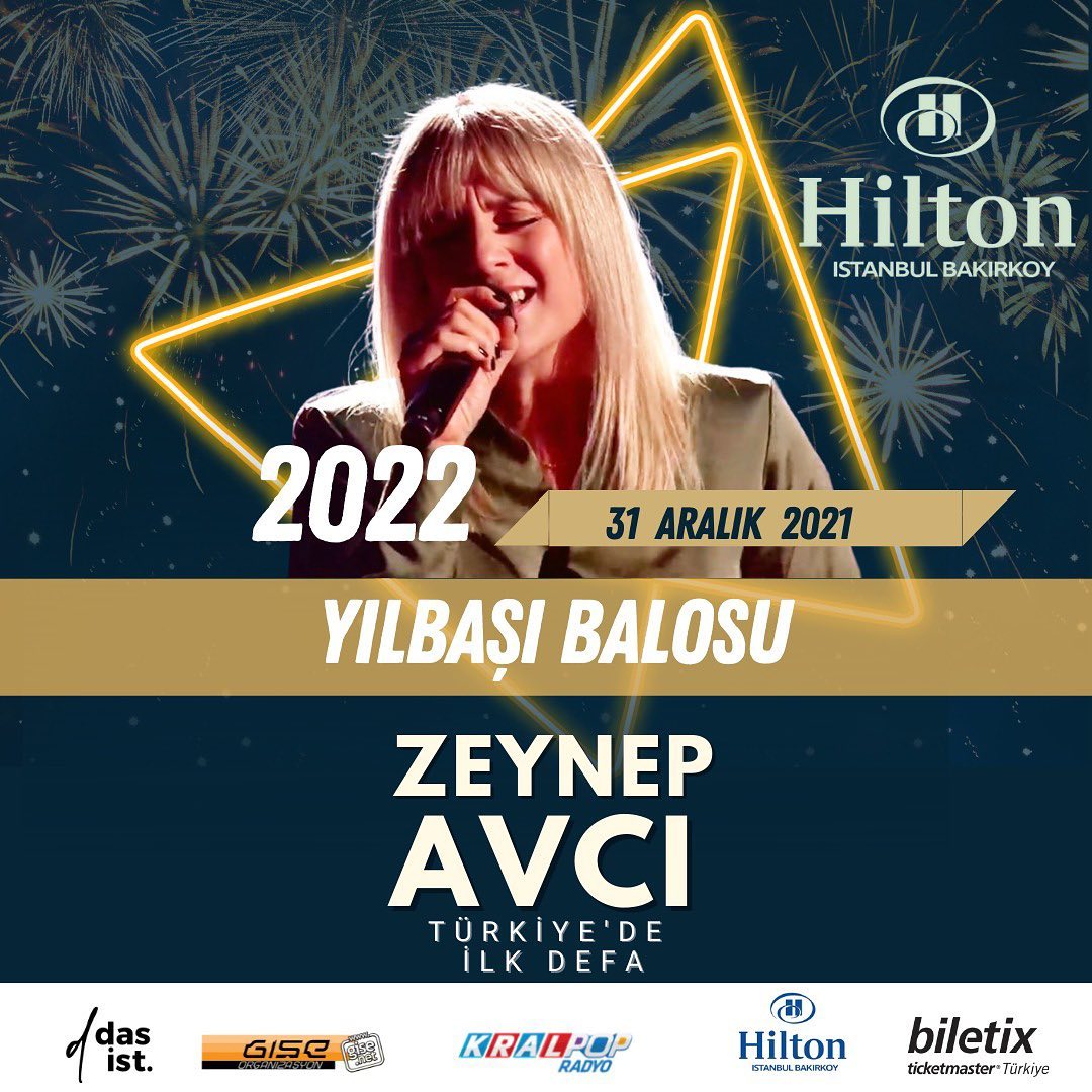 Hilton Bakırköy İstanbul Yılbaşı Programı 2022