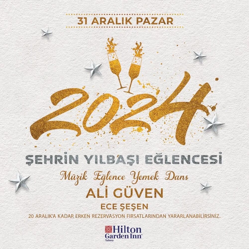 Hilton Garden Inn Hotel Yalova Yılbaşı Programı 2024