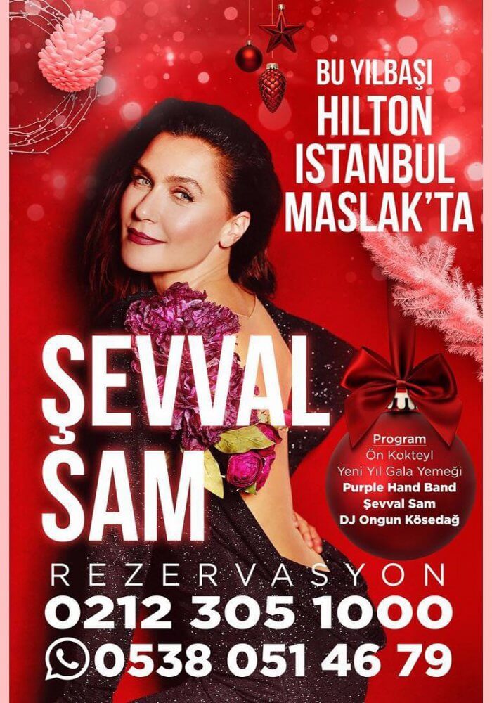 Hilton İstanbul Maslak Hotel  2019 Yılbaşı Programı