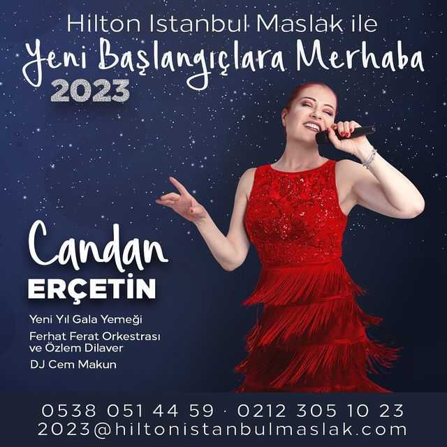 Hilton Maslak Hotel İstanbul Yılbaşı Programı 2023
