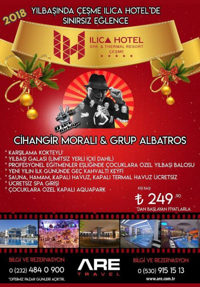 Ilıca Hotel Çeşme Yılbaşı 2018
