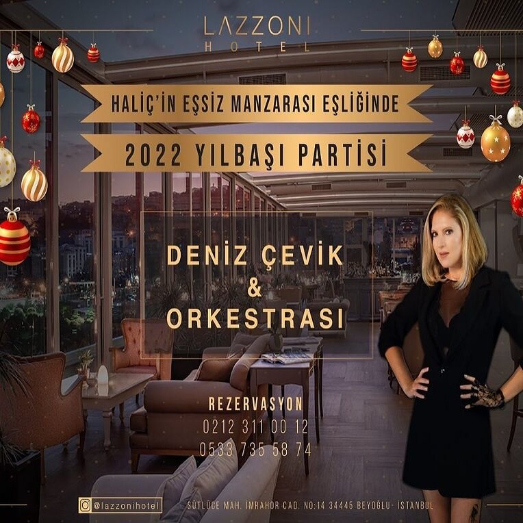 İstanbul Lazzoni Hotel Yılbaşı Programı 2022