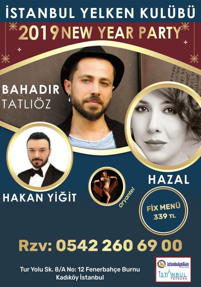 İstanbul Yelken Kulübü 2019 Yılbaşı Programı