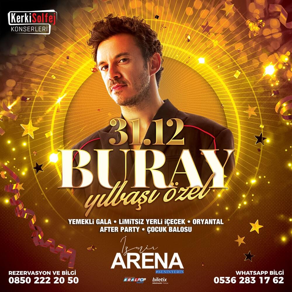İzmir Arena Buray Yılbaşı Programı 2023