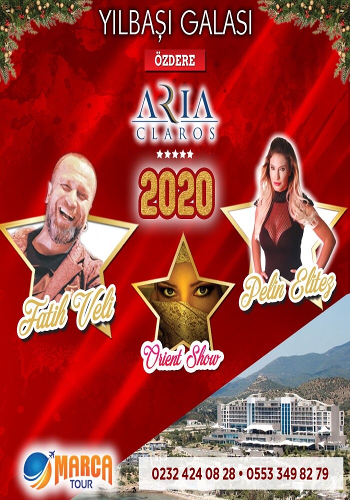 İzmir Aria Claros Yılbaşı Programı 2020