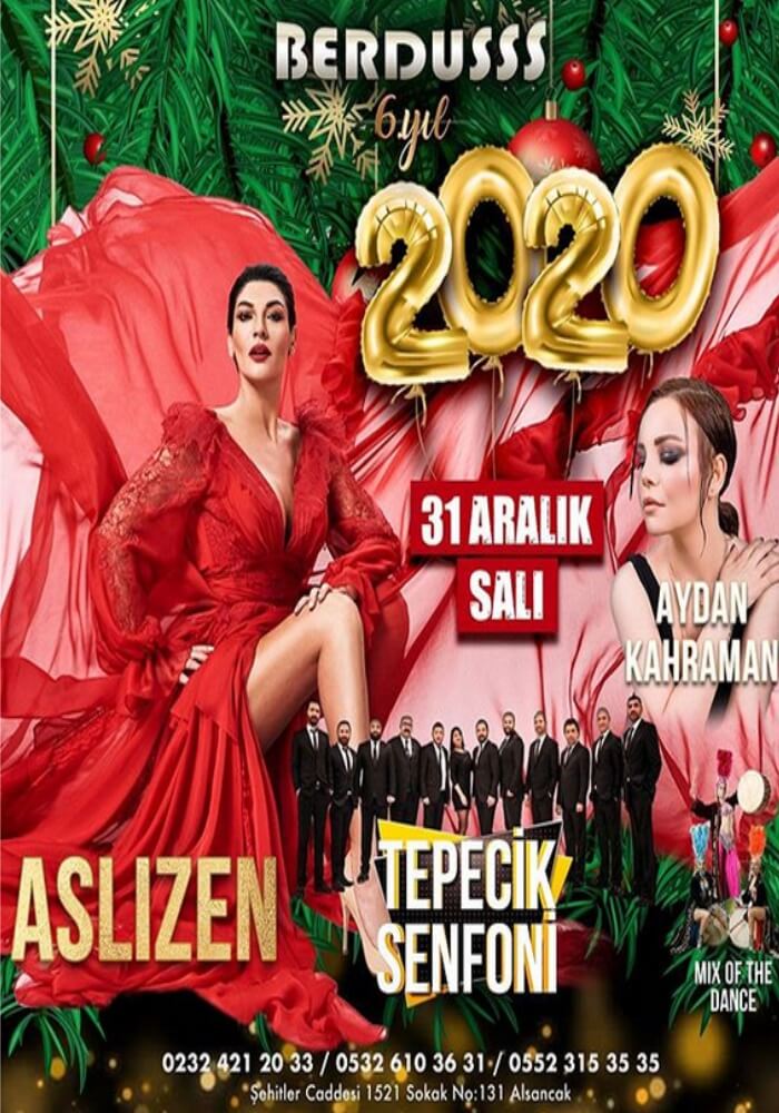 İzmir Berduş Meyhane Yılbaşı Programı 2020