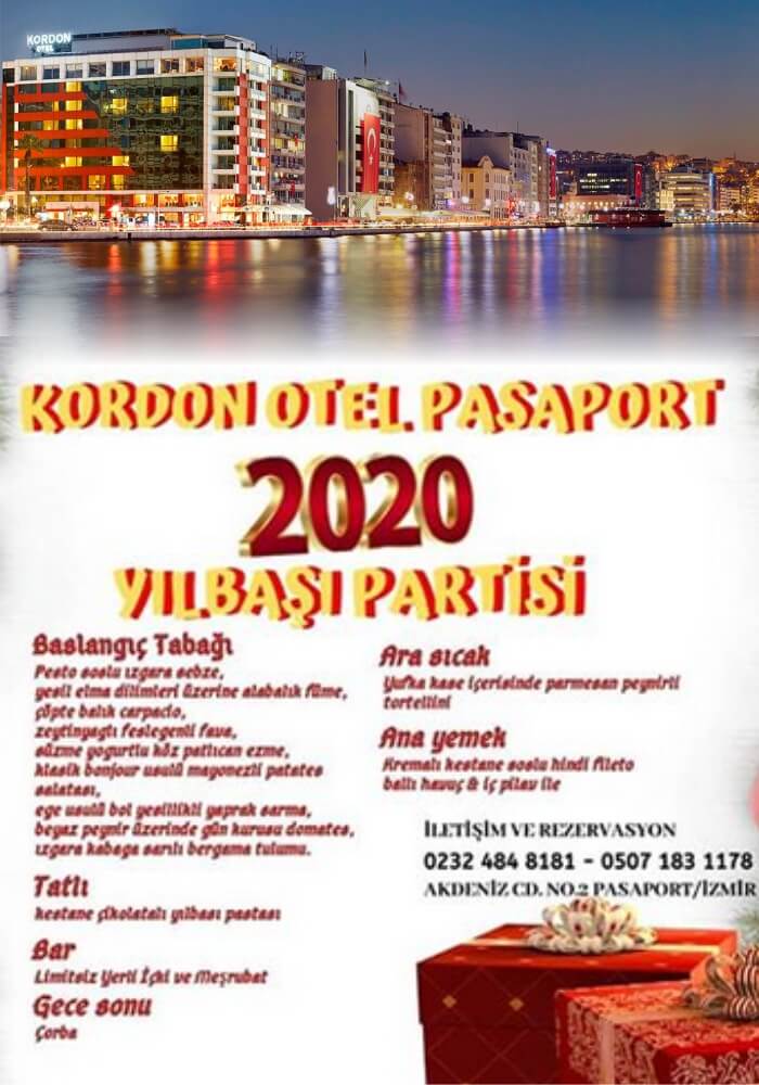 İzmir Kordon Otel Pasaport Yılbaşı Programı 2020