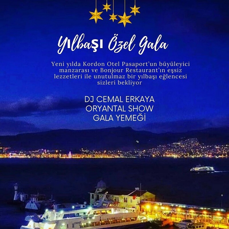 İzmir Kordon Otel Pasaport Yılbaşı Programı 2022