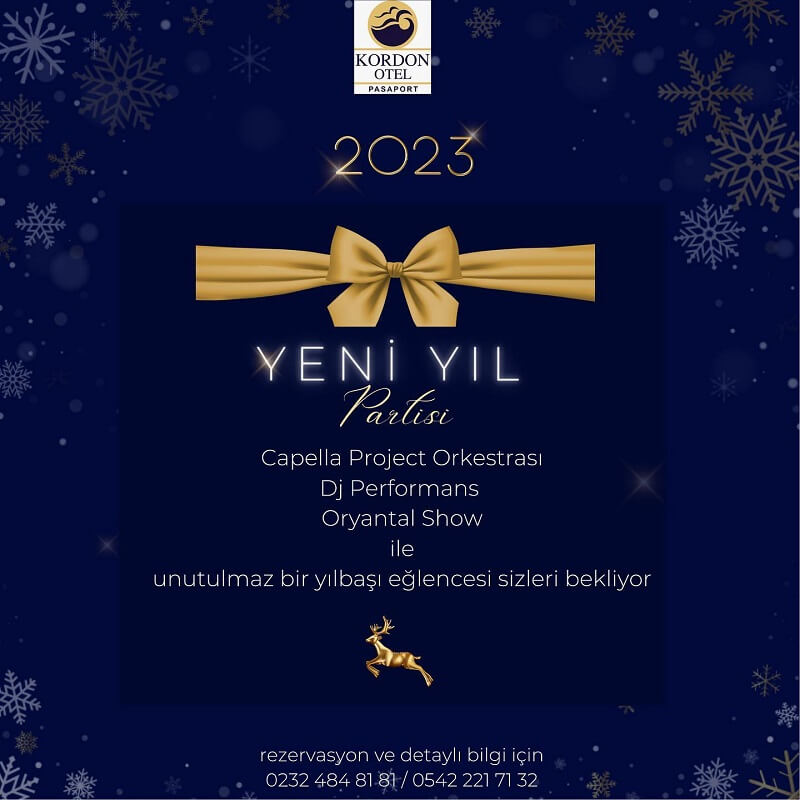 İzmir Kordon Otel Pasaport Yılbaşı Programı 2023