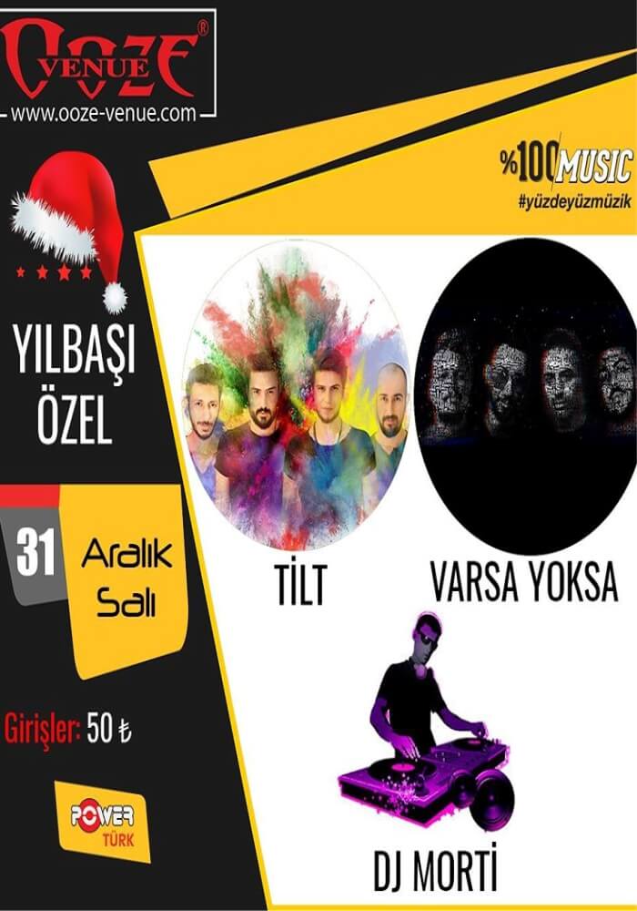 İzmir OOze Venue Yılbaşı Programı 2020