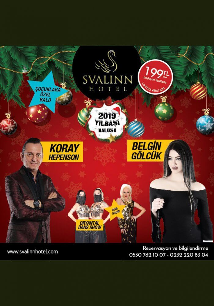 İzmir Svalinn Otel Yılbaşı 2019 Programı