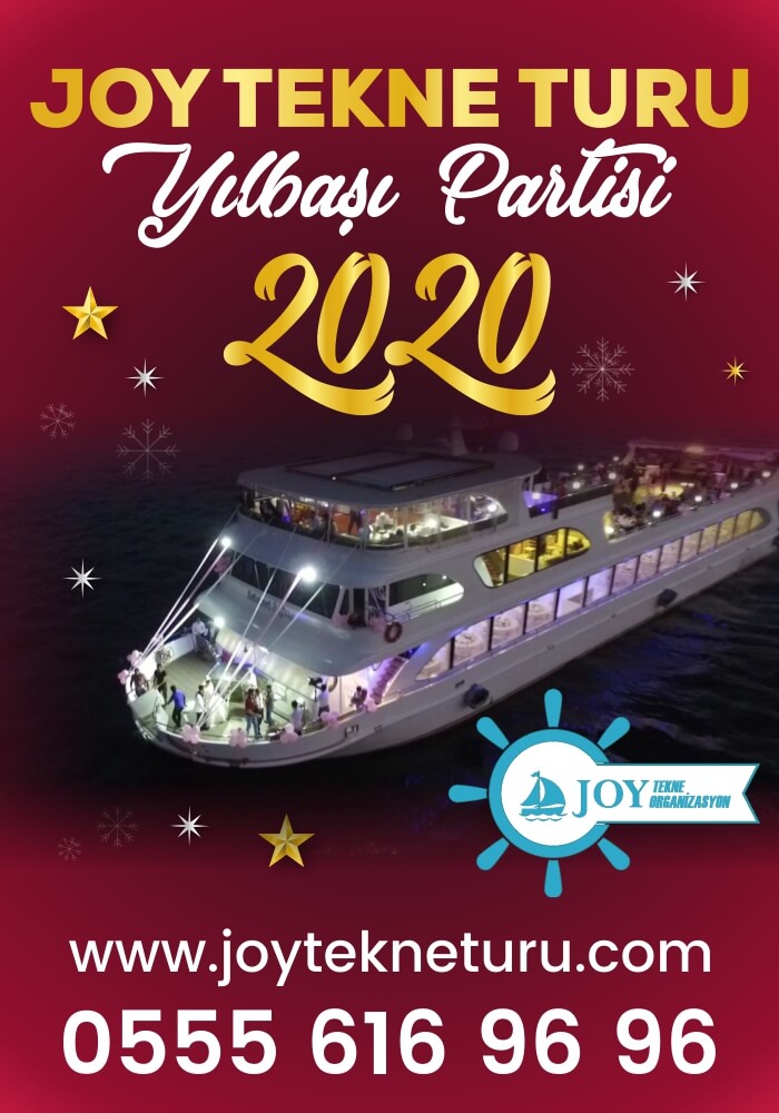 Joy Boğaz Tekne Turu Yılbaşı Programı 2020