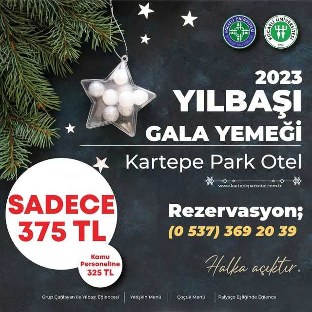 Kartepe Park Otel Yılbaşı Programı 2023