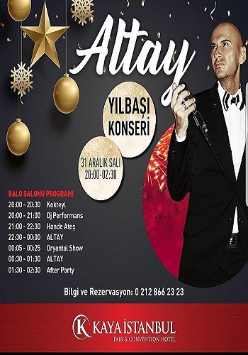 Kaya İstanbul Hotel Yılbaşı Programı 2020