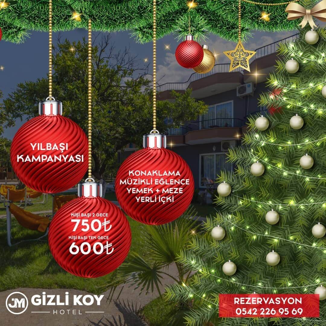 Kemer Gizli Koy Hotel Antalya Yılbaşı Programı 2022