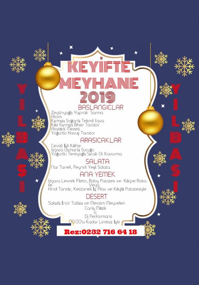 Keyifte Meyhane 2019 Yılbaşı Programı