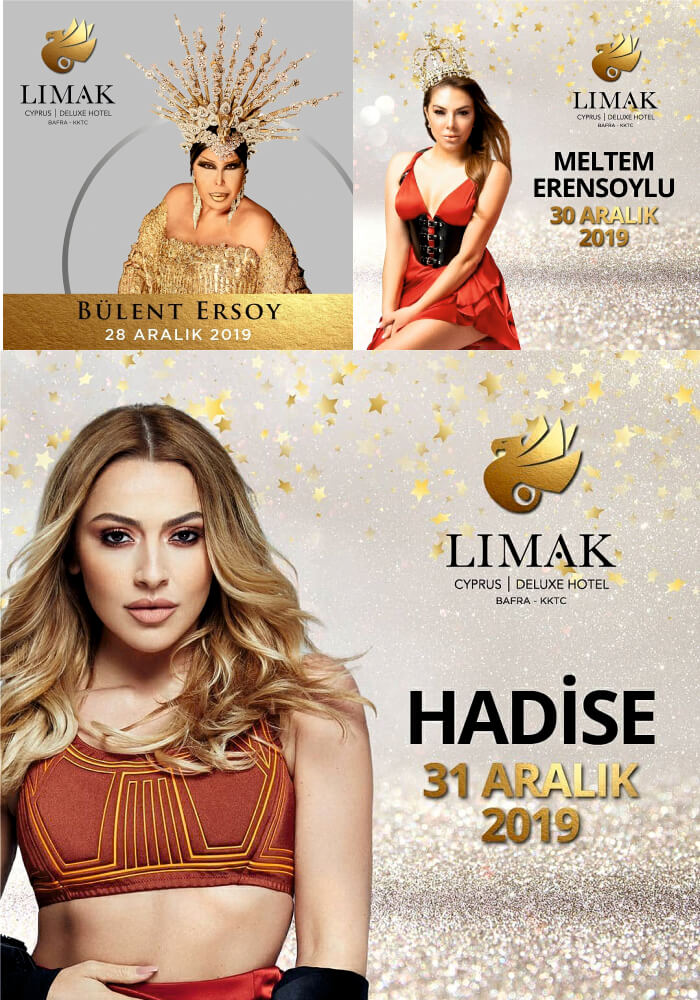 Hadise İle Kıbrıs Limak Cyprus Deluxe Hotel Yılbaşı Programı 2020