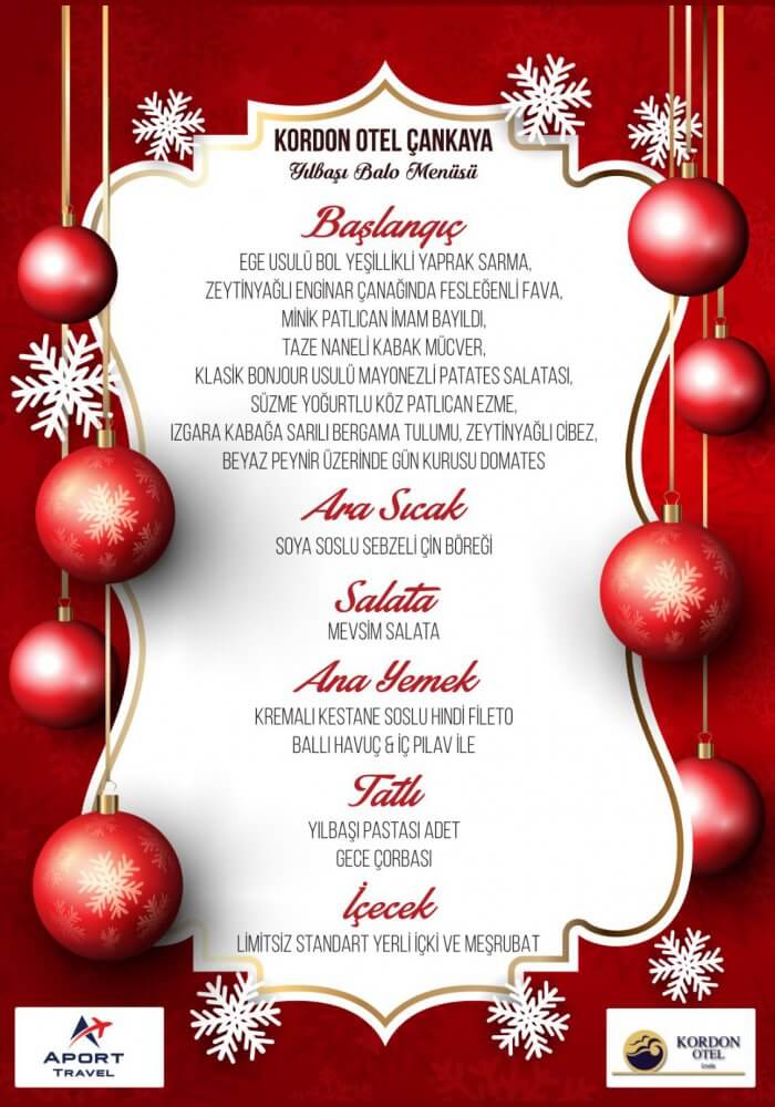 İzmir Yılbaşı 2019 - Kordon Otel Çankaya 2019 Yılbaşı Programı