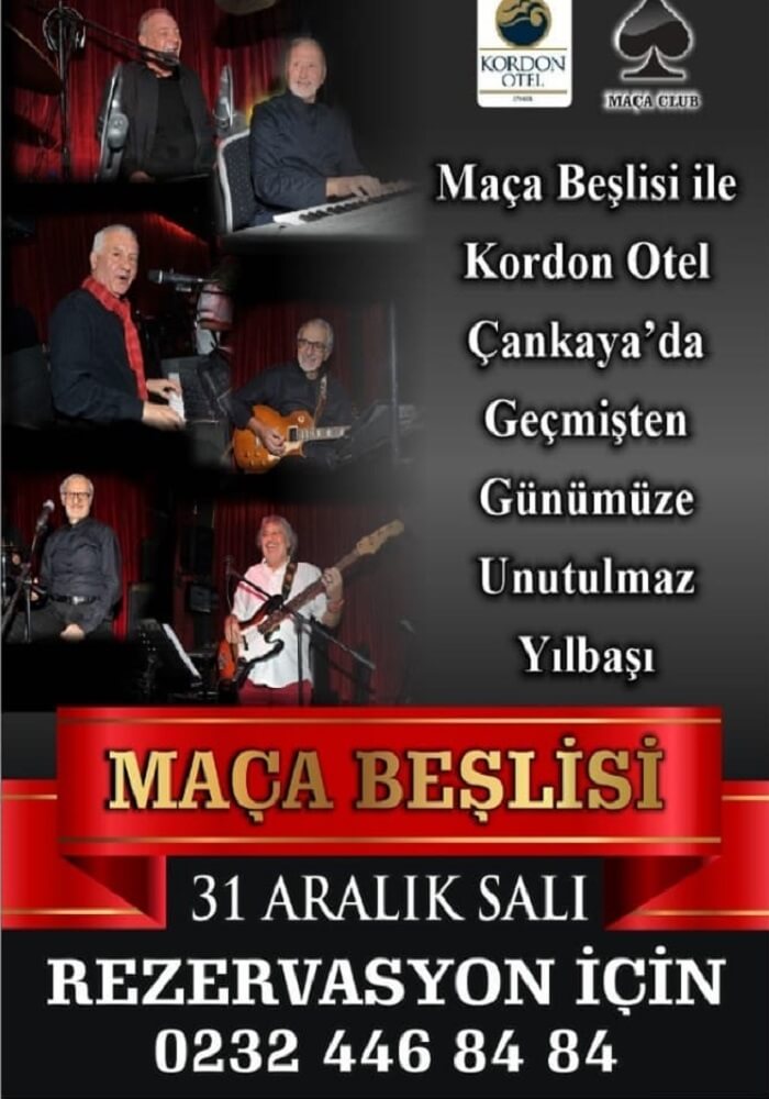 Kordon Otel Çankaya Yılbaşı Programı 2020