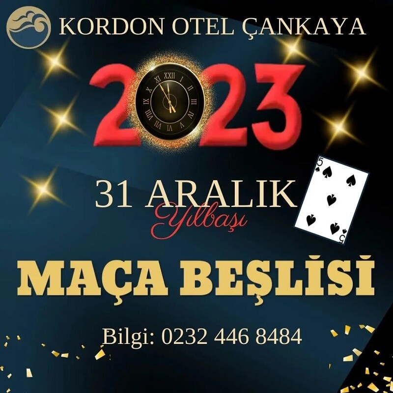 Kordon Otel Çankaya Yılbaşı Programı 2023