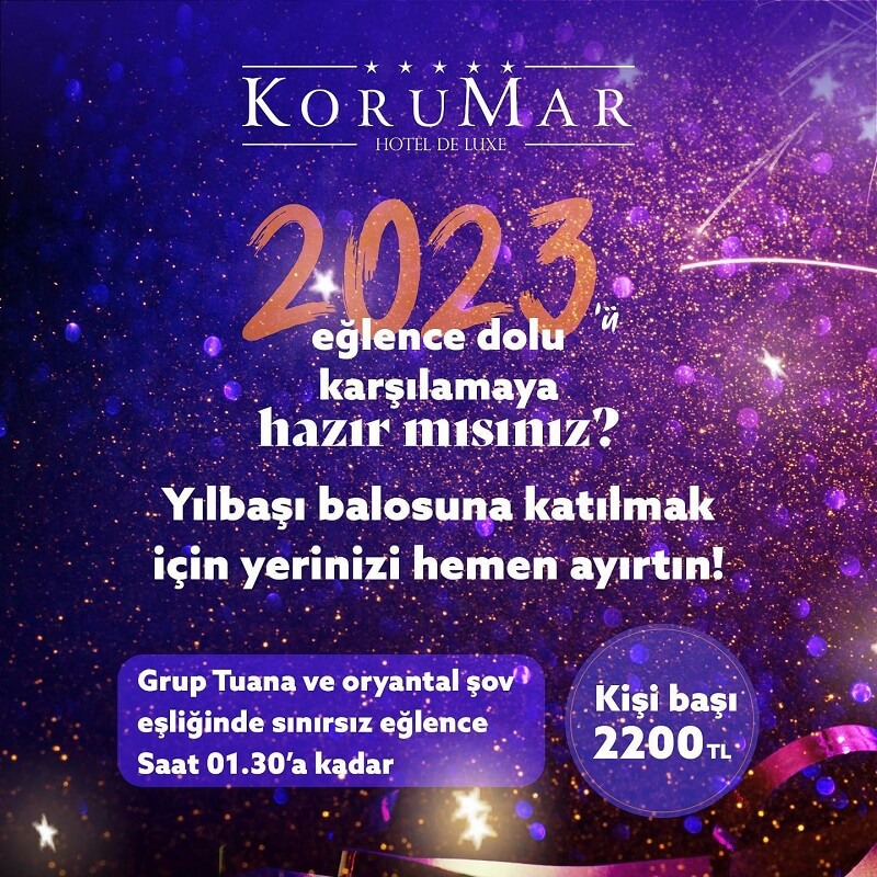 KoruMar Hotel De Luxe Yılbaşı Programı 2023