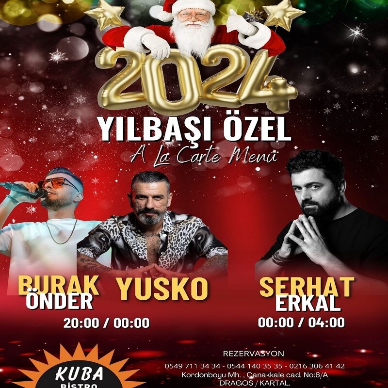 Küba Bistro İstanbul Yılbaşı Programı 2024